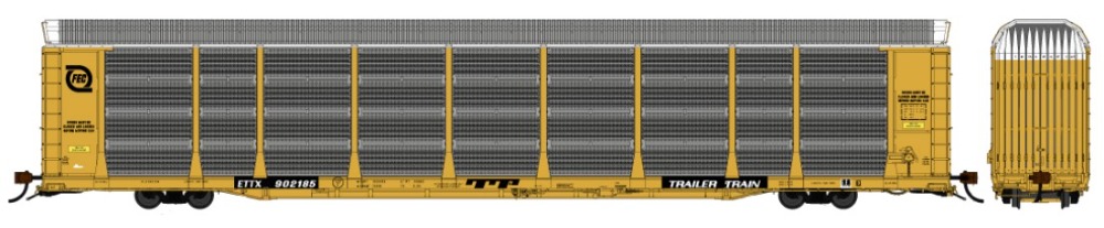Version V03C and V03D
Era 1984+
Flat Builder Pullman Standard
Rack Builder Portec
Notes: F89CHW and PLH10W Flatcar, Portec Rack