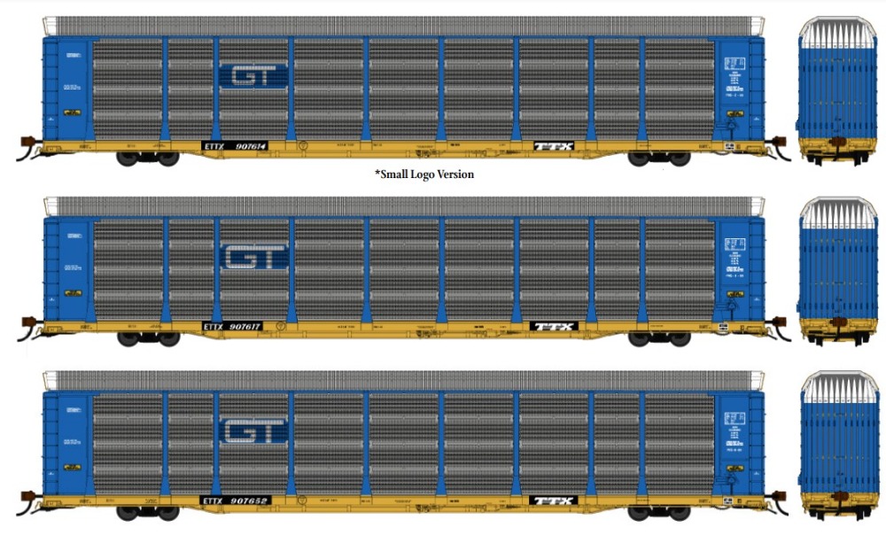 Version V03A
Era 1993+
Flat Builder Pullman Standard
Rack Builder Portec
Notes: F89-WHW Flatcar, Portec Rack