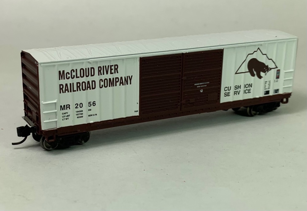 McCloud River Double Door
Metal wheels
Body Mounted Couplers